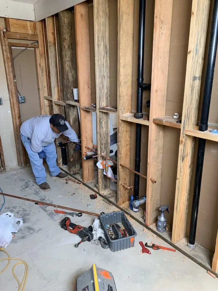Commercial rough-in plumbing for Water Heater Replacement in Kalkaska